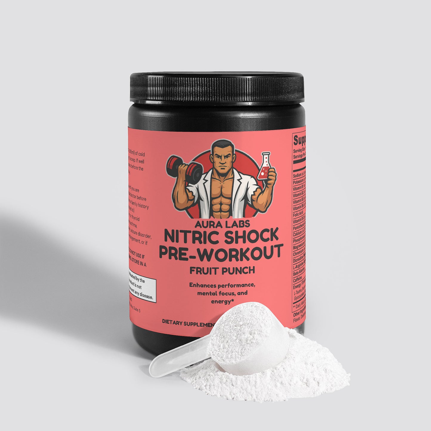 Nitric Shock Pre-Workout Powder (Fruit Punch)